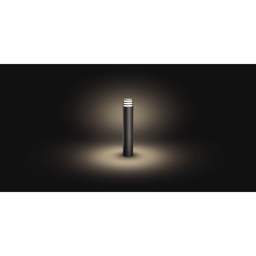 Philips - Lampe d'extérieur LED RVB dimmable Hue LUCCA 1xE27/8,1W/230V 77 cm 1000-20000K IP44