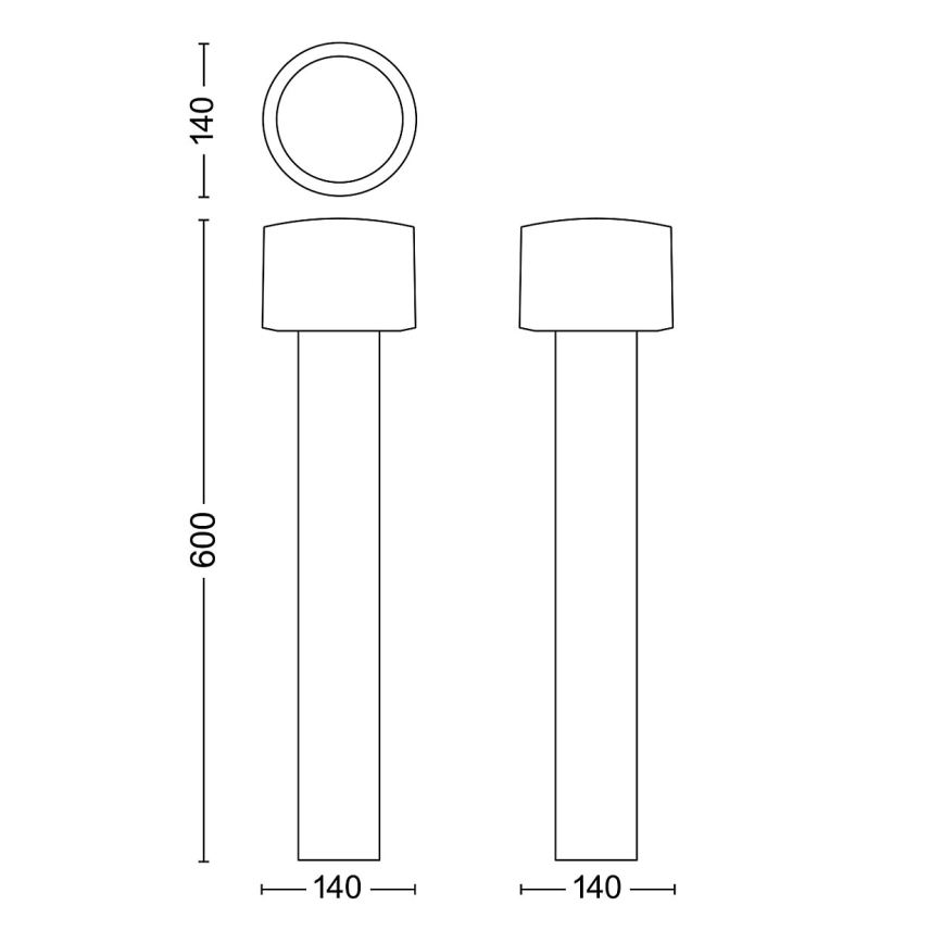 Philips - Lampe extérieure OTIS LED/4,3W/230V 2700K IP44