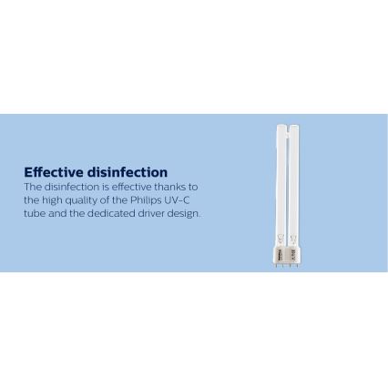 Philips - Lampe germicide désinfectante avec détecteur UV-C / 24W / 230V