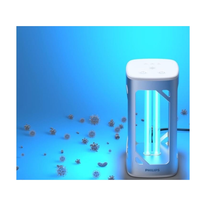 Philips - Lampe germicide désinfectante avec détecteur UV-C / 24W / 230V