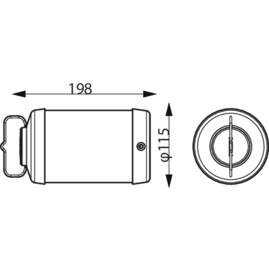 Philips - Lampe portable à intensité variable CICERO LED/6W/5V 4000 mAh IP54