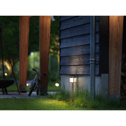 Philips - Lampe solaire avec détecteur BLAISE LED/1,5W/3,7V 2600 mAh 3000K IP44