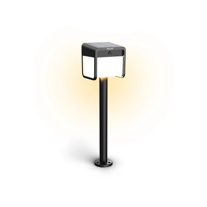 Philips - Lampe solaire avec détecteur de mouvement et de crépuscule EZRA LED/1,8W/3,7V 2600 mAh 3000K IP44