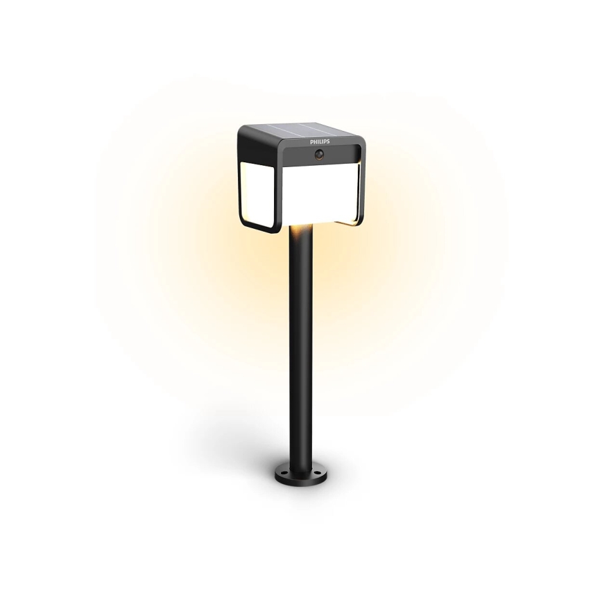 Philips - Lampe solaire avec détecteur de mouvement et de crépuscule EZRA LED/1,8W/3,7V 2600 mAh 3000K IP44