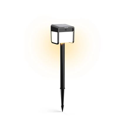 Philips - Lampe solaire avec détecteur de mouvement et de crépuscule EZRA LED/1,8W/3,7V 2600 mAh 3000K IP44