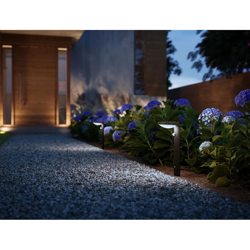 Philips - Lampe solaire avec détecteur LED/1,2W/4V 1800 mAh 4000K IP44