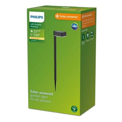 Philips - Lampe solaire VYNCE LED/1,5W/3,7V 1500 mAh IP44