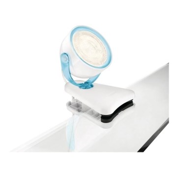 Philips - LED Clip 1xLED/3W/230V bleu