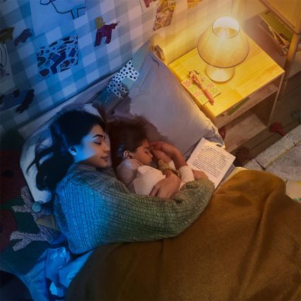 Philips - Ventilateur de plafond LED dimmable OLAS LED/24W/230V Ø 132 cm noir/marron + télécommande