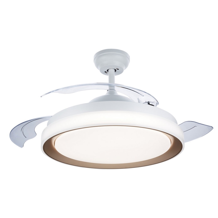Philips - plafonnier LED avec ventilateur LED/35W/230V 5500/4000/2700K doré + télécommande