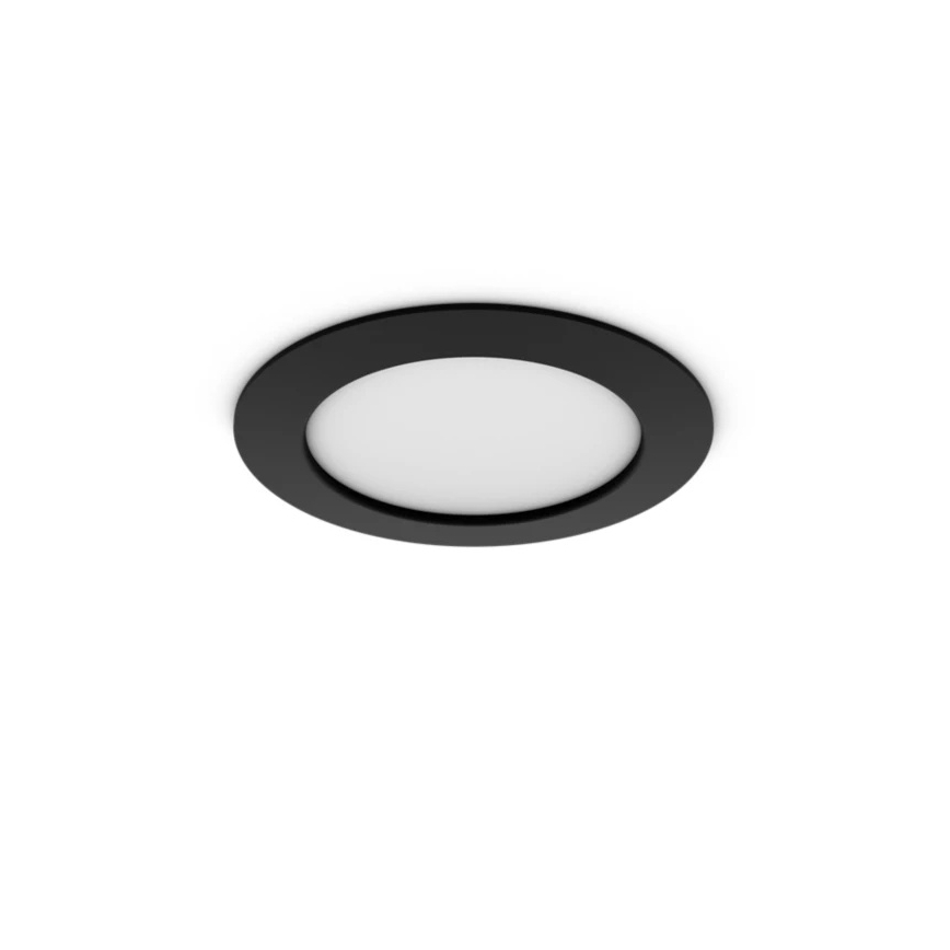 Philips - Luminaire encastré LED RGBW dimmable pour salle de bains Hue SLIM LED/12W/230V 1000-20000K noir IP44