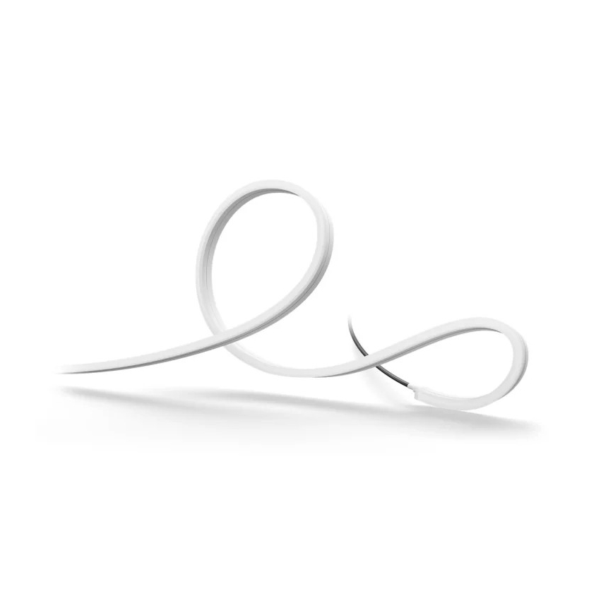 Philips - Ruban d'extérieur LED RGBW Hue NEON 10 m, dimmable, 30 W, 230 V, 2200–6500 K, IP67