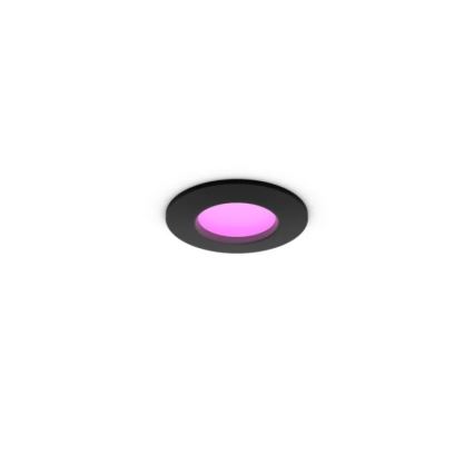 Philips - LED RGBW dimmable spot encastré pour salle de bains Hue SLIM LED/8,3W/230V 1000-20000K noir P44