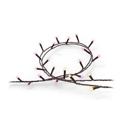 Philips - Guirlande d'extérieur dimmable LED RGBW HUE WHITE AND COLOR AMBIANCE 500 LEDs 44,4 m 2000–6500 K IP54