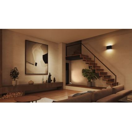 Philips - LED RGBW Applique murale extérieure à intensité variable Hue DYMERA 2xLED/10,2W/230V 2000-6500K IP44