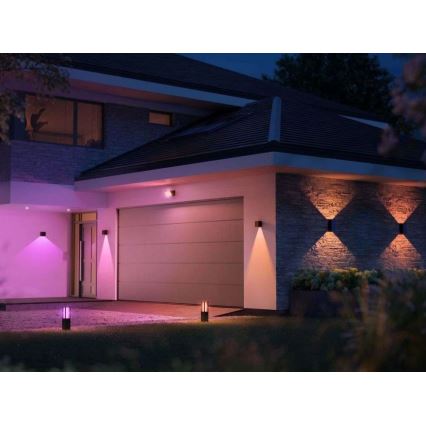 Philips - LED RGBW Applique murale extérieure à intensité variable Hue RESONATE LED/8W/230V 2000–6500K IP44