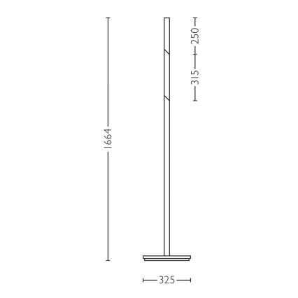 Philips Lirio 42251/34/LI - Lampadaire LED à intensité variable NICK-KNACK 2xLED/7,5W