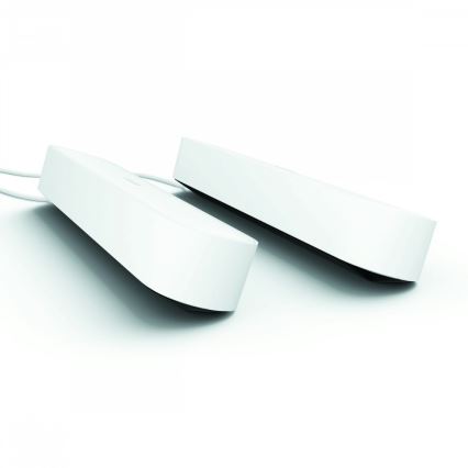 Philips 78202/1E/P7  - SET 2x Lampe de table LED RGB intensité modulable HUE WHITE AND COLOR AMBIANCE LED/6W/230V blanc