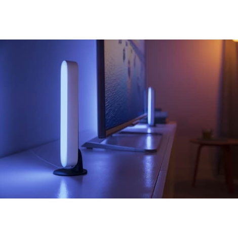 Lampe de table LED Iris Compatible avec  Alexa Amb Echo, Echo Dot Blanc Philips Hue White /& Col Fonction Deep Dimming Dimmable Contr/ôlable par App 16 millions de couleurs