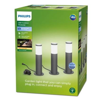 Philips - LOT 3x Lampe d