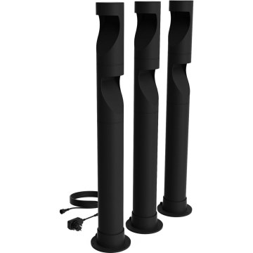 Philips - LOT 3x Lampe extérieure GARDENLINK DESI LED/1,5W/230V 2700K IP44