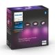 Philips - LOT 3x LED RGB Luminaire encastrable à intensité variable Hue CENTURA 1xGU10/5,7W/230V 2000-6500K