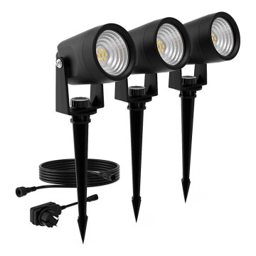Philips - LOT 3x Luminaire extérieur GARDENLINK REUEL LED/1,5W/230V 2700K IP44