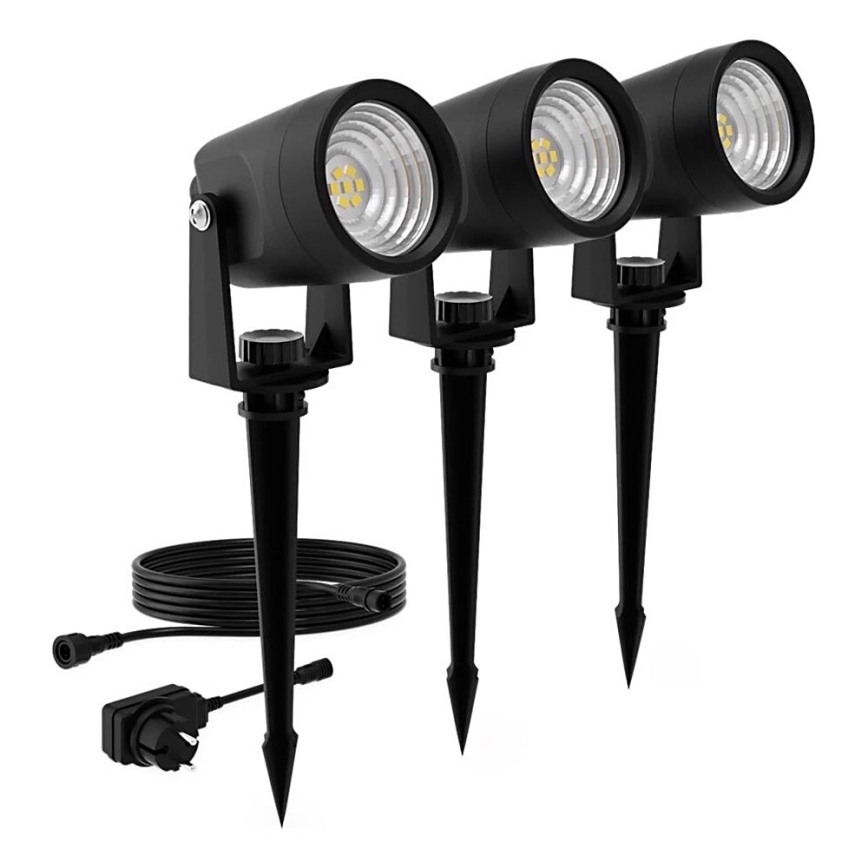 Philips - LOT 3x Luminaire extérieur GARDENLINK REUEL LED/1,5W/230V 2700K IP44
