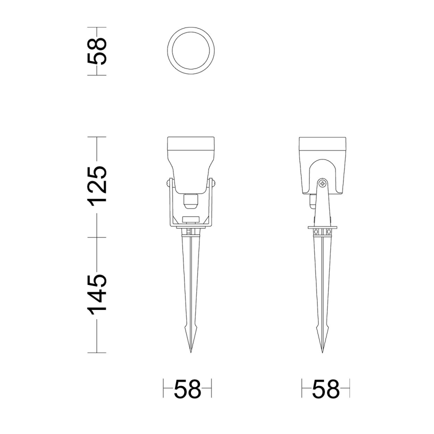 Philips - LOT 3x Luminaire extérieur GARDENLINK REUEL LED/1,5W/230V 2700K IP44