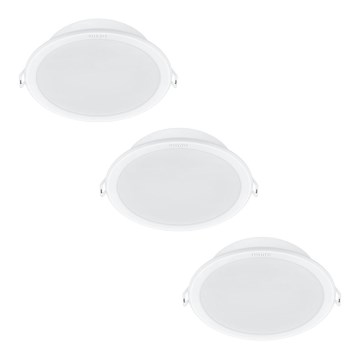 Philips - LOT 3x Spot encastrable LED LED/5,5W/230V
