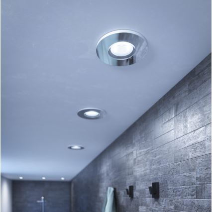 Philips - LOT 3x Spot encastrable de salle de bain à intensité variable Hue ADORE BATHROOM 1xGU10/4,2W/230V 2200-6500K IP44
