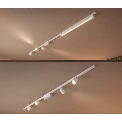 Philips  - LOT 4xLED RGB Luminaire à intensité variable pour système de rail Hue PERIFO LED RGB/20,8W/230V 2000-6500K