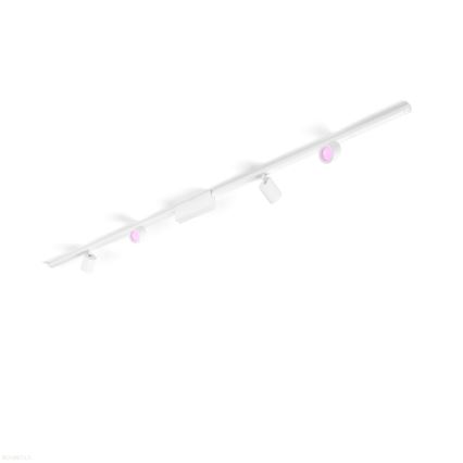 Philips  - LOT 4xLED RGB Luminaire à intensité variable pour système de rail Hue PERIFO LED RGB/20,8W/230V 2000-6500K