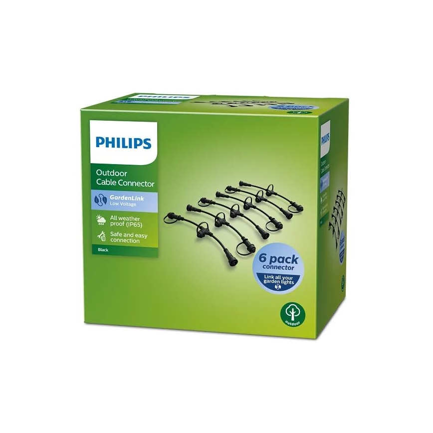 Philips - LOT 6x Connecteur de câble IP65