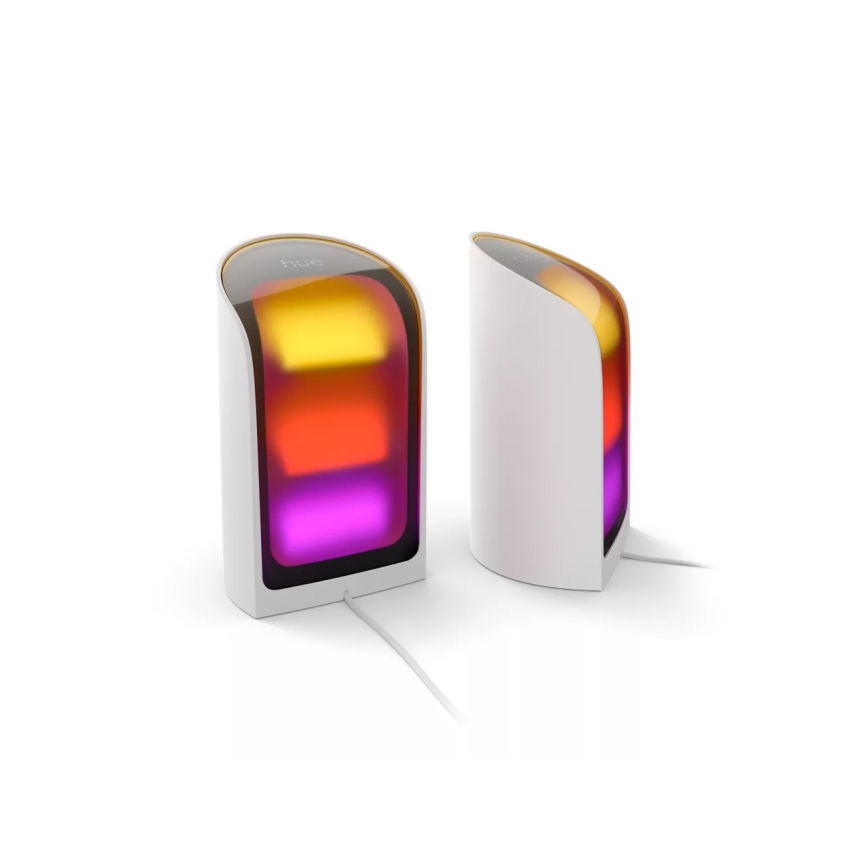 Philips - Pack de 2 LED RGBW projecteurs d'ambiance dimmables Hue PLAY LED/20W/230V 2000–6500K blanc