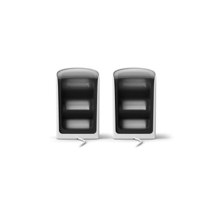 Philips - Pack de 2 LED RGBW projecteurs d'ambiance dimmables Hue PLAY LED/20W/230V 2000–6500K blanc