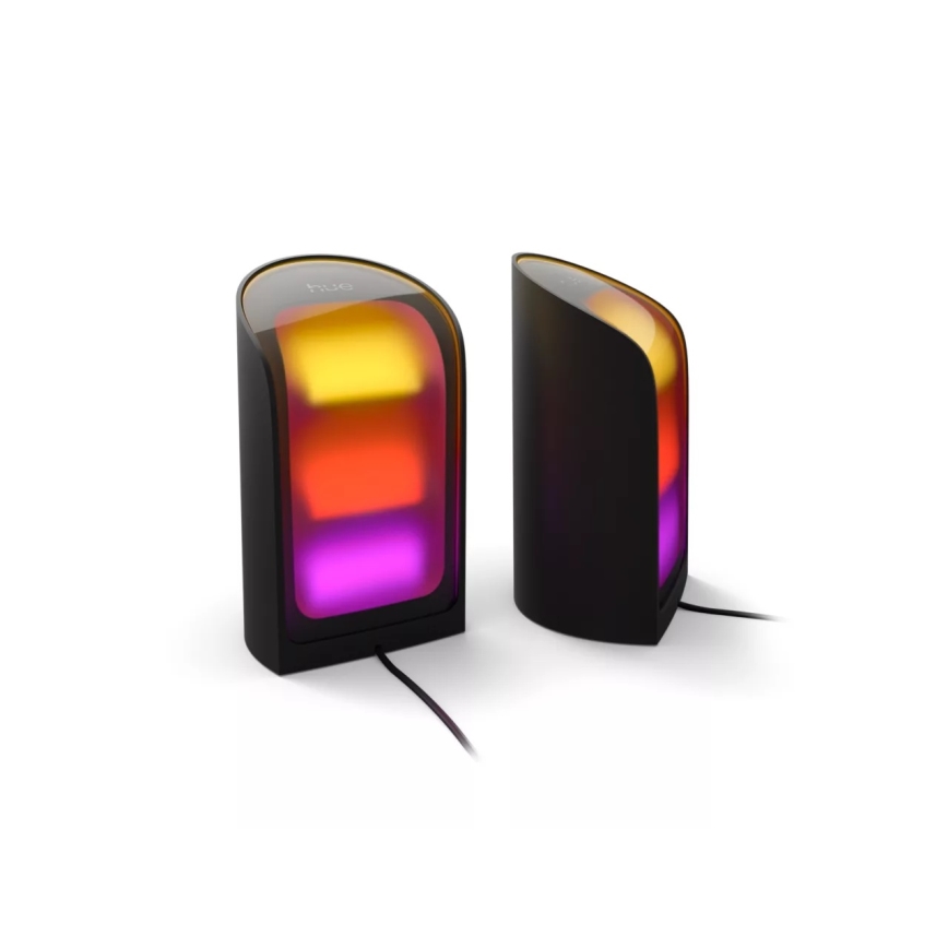 Philips - Lot de 2 projecteurs LED RGBW dimmables Hue PLAY LED/20W/230V 2000–6500K noirs