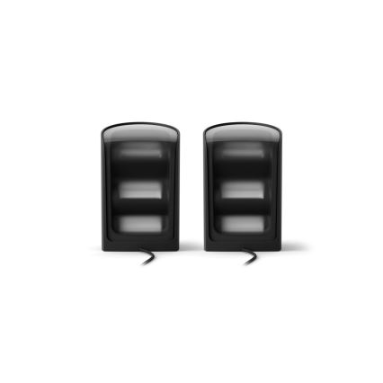 Philips - Lot de 2 projecteurs LED RGBW dimmables Hue PLAY LED/20W/230V 2000–6500K noirs