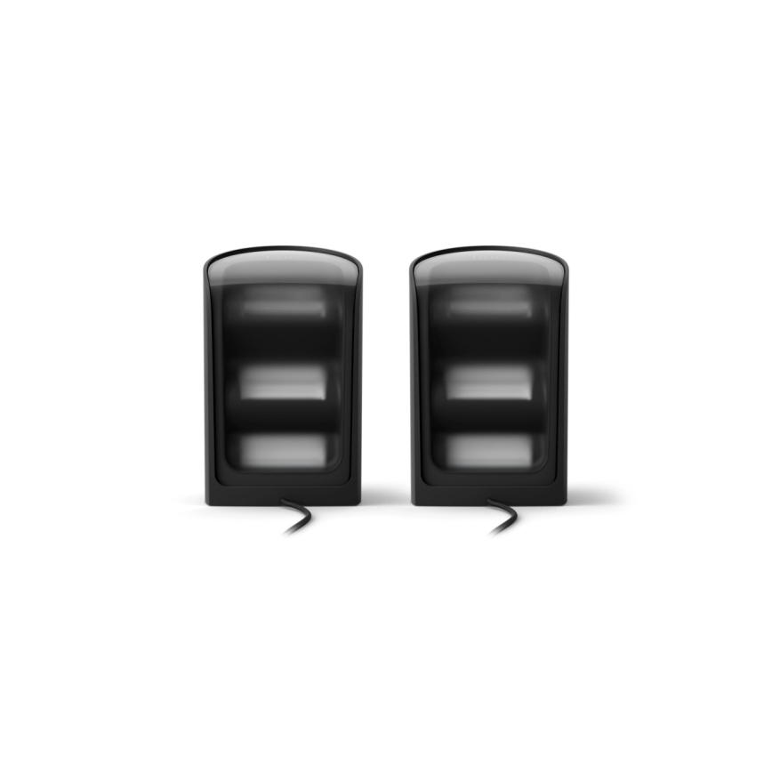 Philips - Lot de 2 projecteurs LED RGBW dimmables Hue PLAY Wall Washer LED/20W/230V 2000–6500K noirs