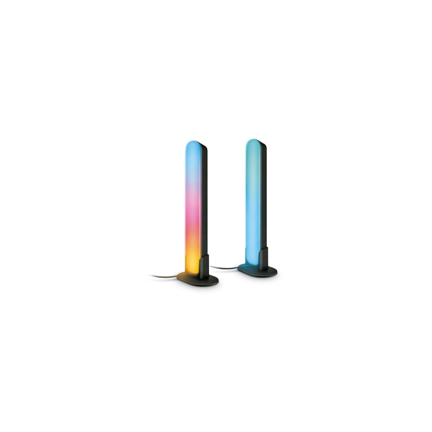 Philips - Pack de 2 luminaires LED RGBIC dimmables SMART GRADIENT LED/8W/230V 2700-6500K Wi‑Fi
