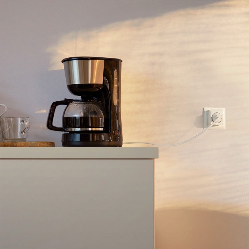 Philips - LOT DE 2 prises intelligentes SCHUKO 2300 W + wattmètre Wi‑Fi
