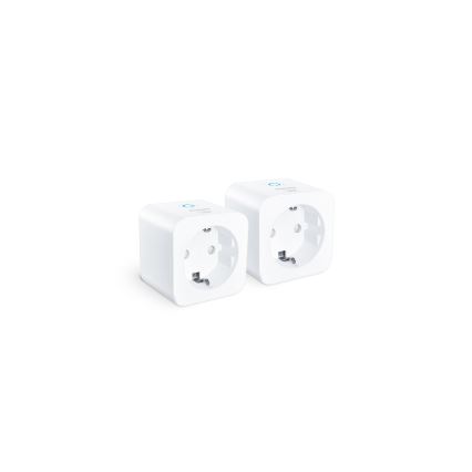 Philips - LOT DE 2 prises intelligentes SCHUKO 2300 W + wattmètre Wi‑Fi