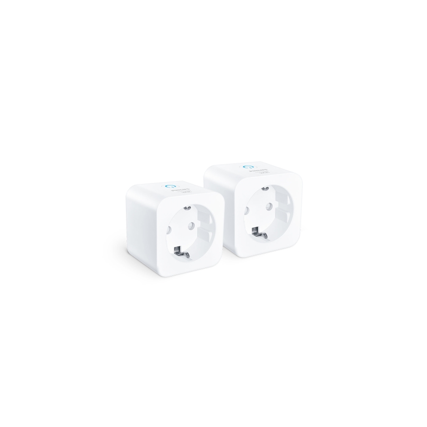 Philips - LOT DE 2 prises intelligentes SCHUKO 2300 W + wattmètre Wi‑Fi