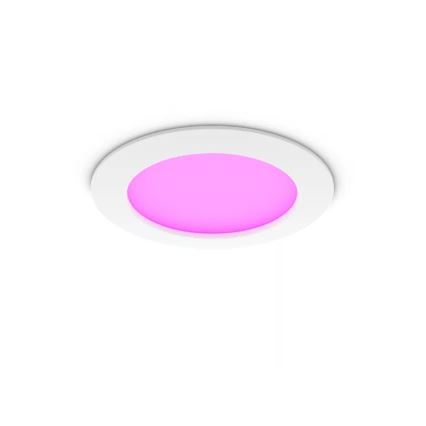 Philips - Lot de 2 spots encastrés LED RGBW dimmables pour salle de bains Hue SLIM LED/12W/230V 2000-6500K blanc IP44