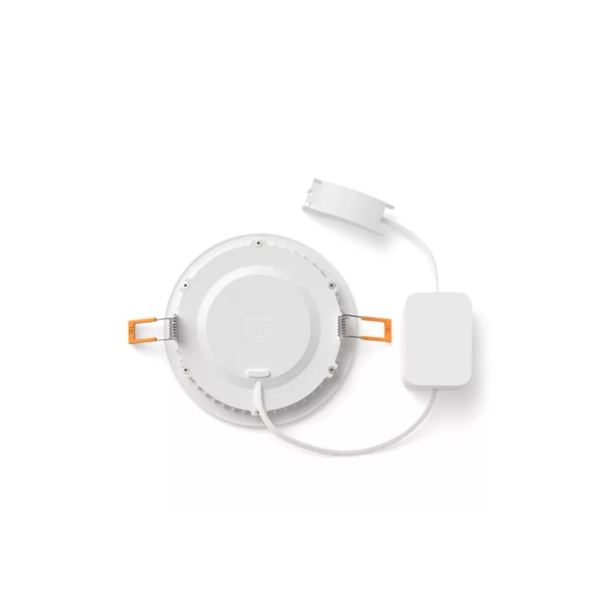 Philips - Lot de 2 spots encastrés LED RGBW dimmables pour salle de bains Hue SLIM LED/12W/230V 2000-6500K blanc IP44