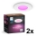 Philips - Lot de 2 spots encastrés LED RGBW dimmables pour salle de bains Hue SLIM LED/8,3W/230V 2000-6500K blanc IP44