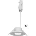Philips - Lot de 3 spots encastrés LED dimmables CILANTRO LED/5W/230V 4000K blanc