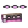 Philips - Lot de 3 spots encastrés LED RGBW dimmables pour salle de bains Hue SLIM LED/8,3W/230V 1000-20000K noir P44