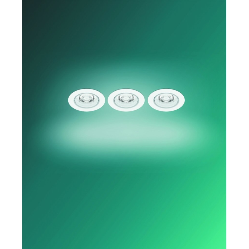 Philips - LOT x3 Intensité variable éclairage encastré IMPALA Warm Glow LED/6W/230V