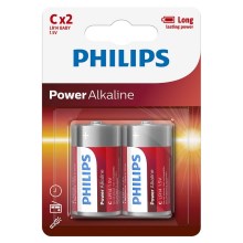 Philips LR14P2B/10 - 2 pc Pile alcaline C POWER ALKALINE 1,5V 7200mAh